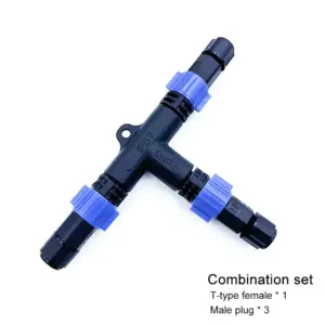 M19 Waterproof T-Shaped Electrical Connector 15 S113493acdb2d4c09a8e9316e454dc03fi