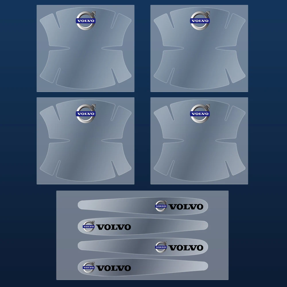 Transparent Car Door Handle Protector Set for Vehicles 2 Transparent Car Door Handle Protector Set for Vehicles - Image 2