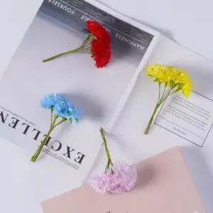 Artificial Pink Rose Branch for Decor