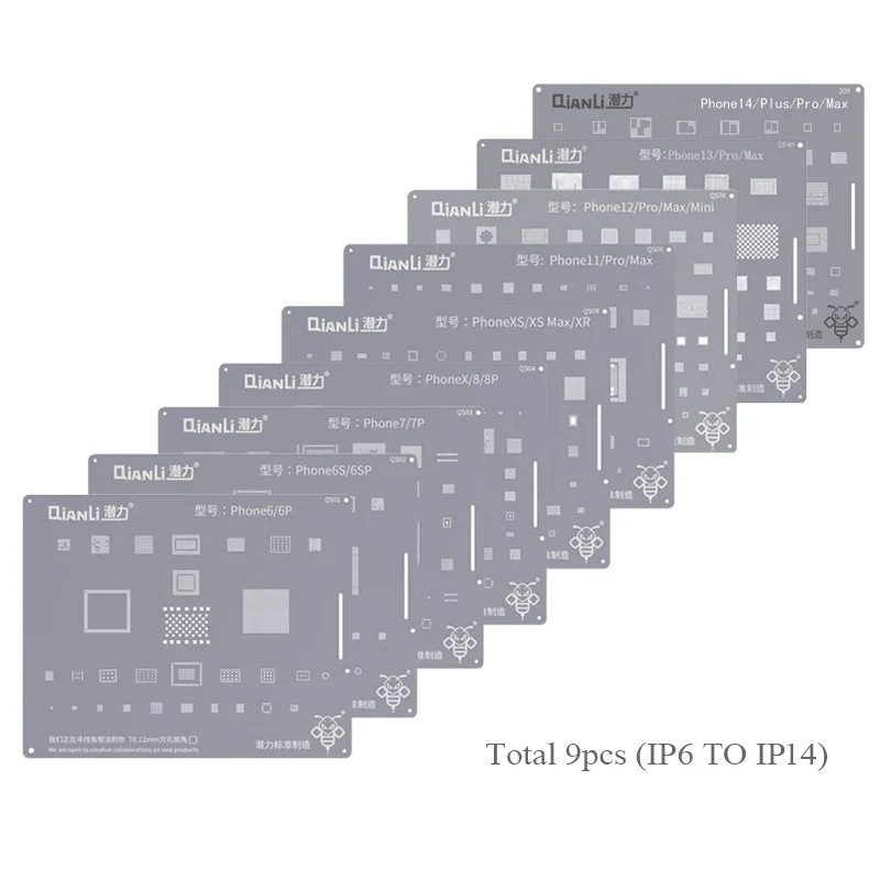 iPhone BGA Reballing Steel Stencil for Repair 7 iPhone BGA Reballing Steel Stencil for Repair - Image 7