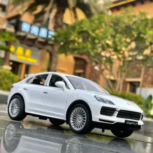 White 1:24 Porsche Cayenne Turbo S Diecast Model 12 S1163b782f0ea4f8b91d6ac077bf7c909x