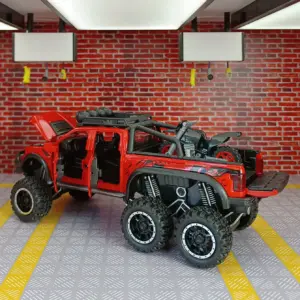 Vibrant Blue 1/24 Diecast Off-Road Pickup Truck 12 S116e05f806d748a782714b7b3907e5c5u