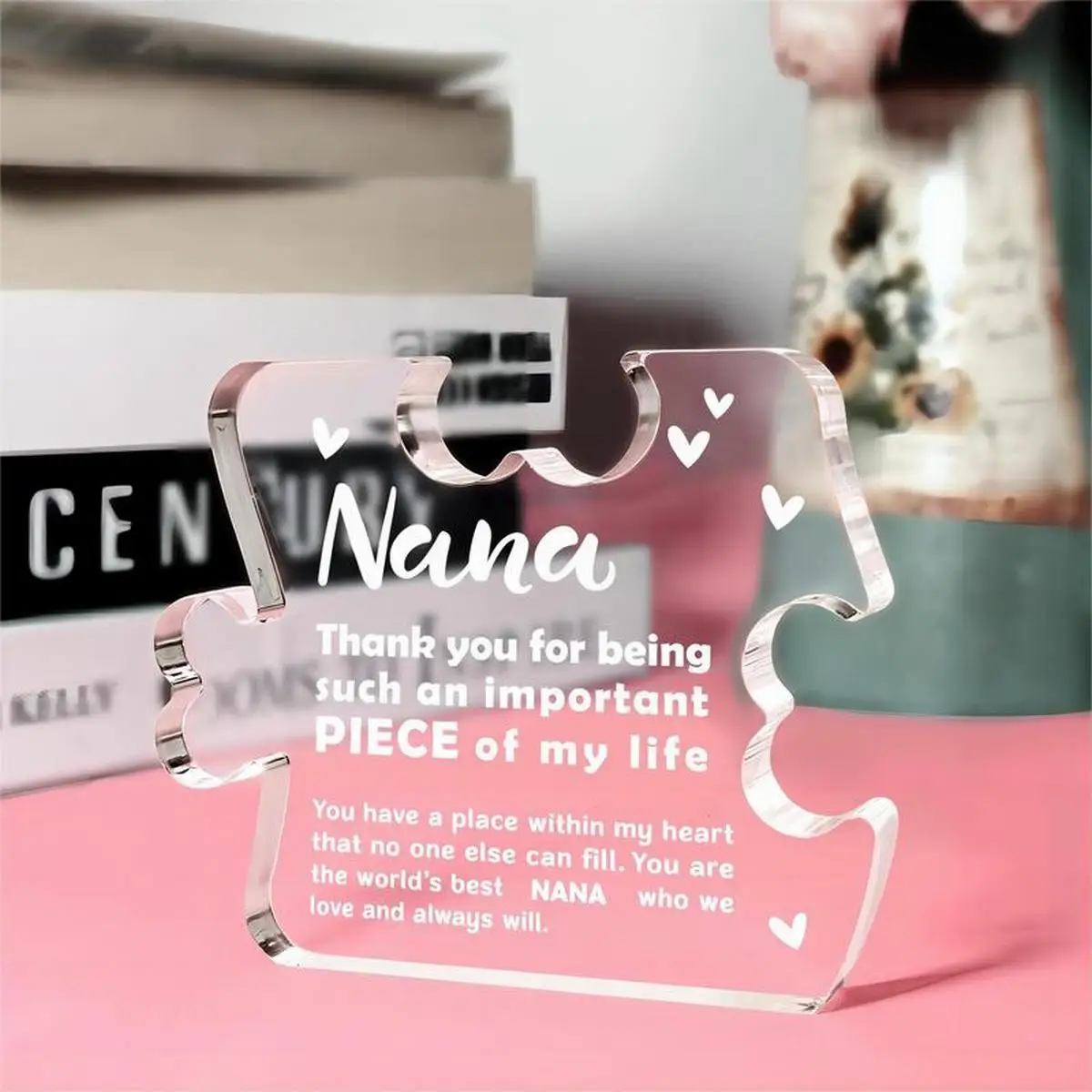 Heartfelt Nana Ornament with Wavy Edges 4 Heartfelt Nana Ornament with Wavy Edges - Image 4