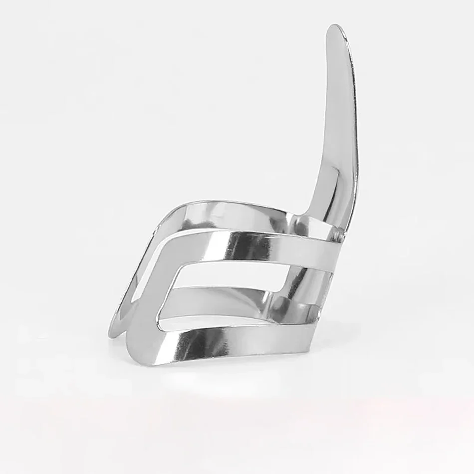 Stainless Steel Guitar Fingerpicks Set 3 Stainless Steel Guitar Fingerpicks Set - Image 3