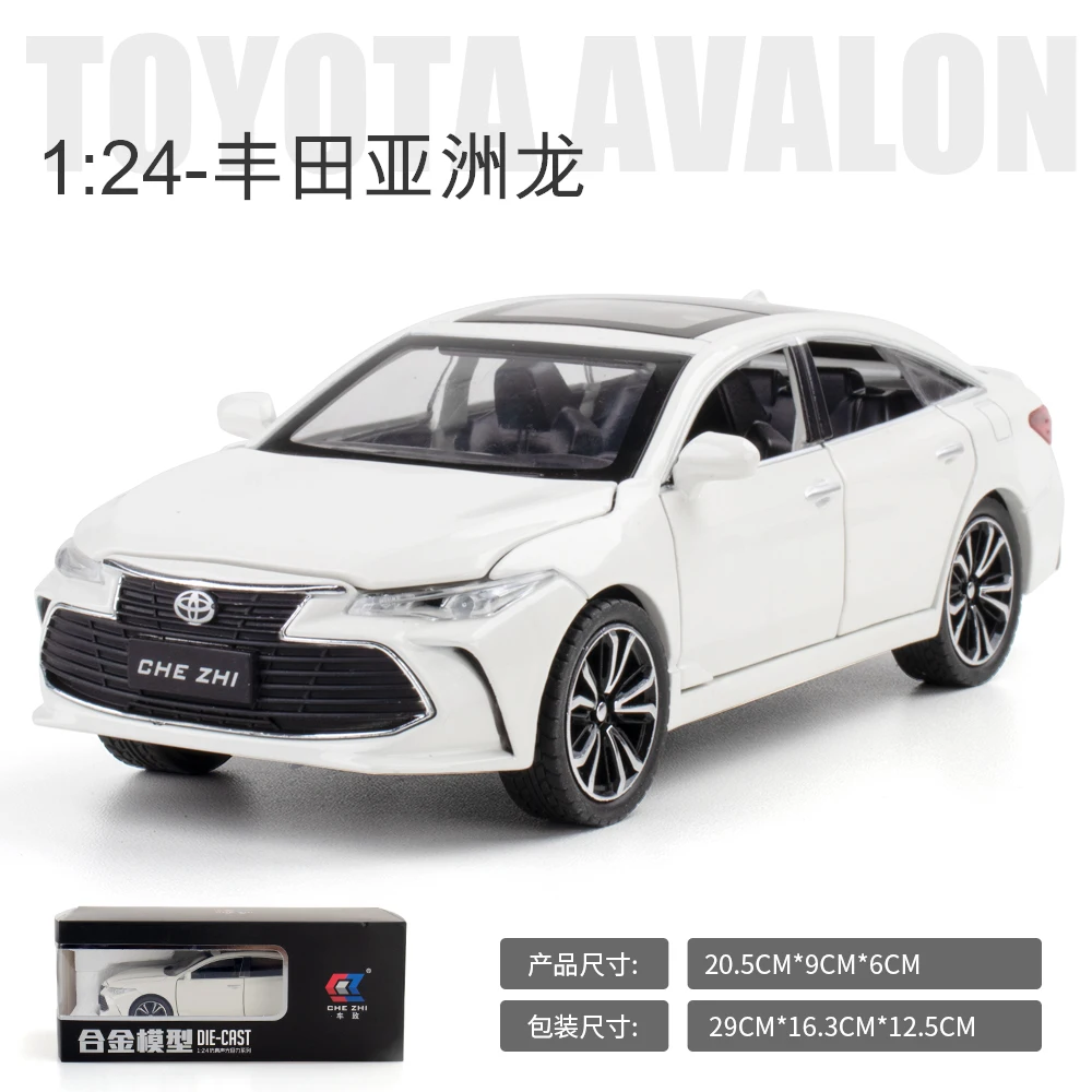 Black Toyota Avalon 1:24 Diecast Model with Sound 8 Black Toyota Avalon 1:24 Diecast Model with Sound - Image 8