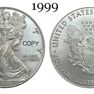 1999 Liberty Eagle Coin Replica 11 S120197faaa304429aa3578a29a964a31M