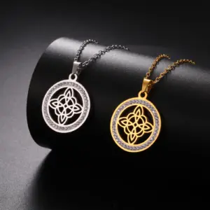 Elegant Witch Knot Necklace for Women 13 S1202fe233d3249afa059e13aa90ebec5N