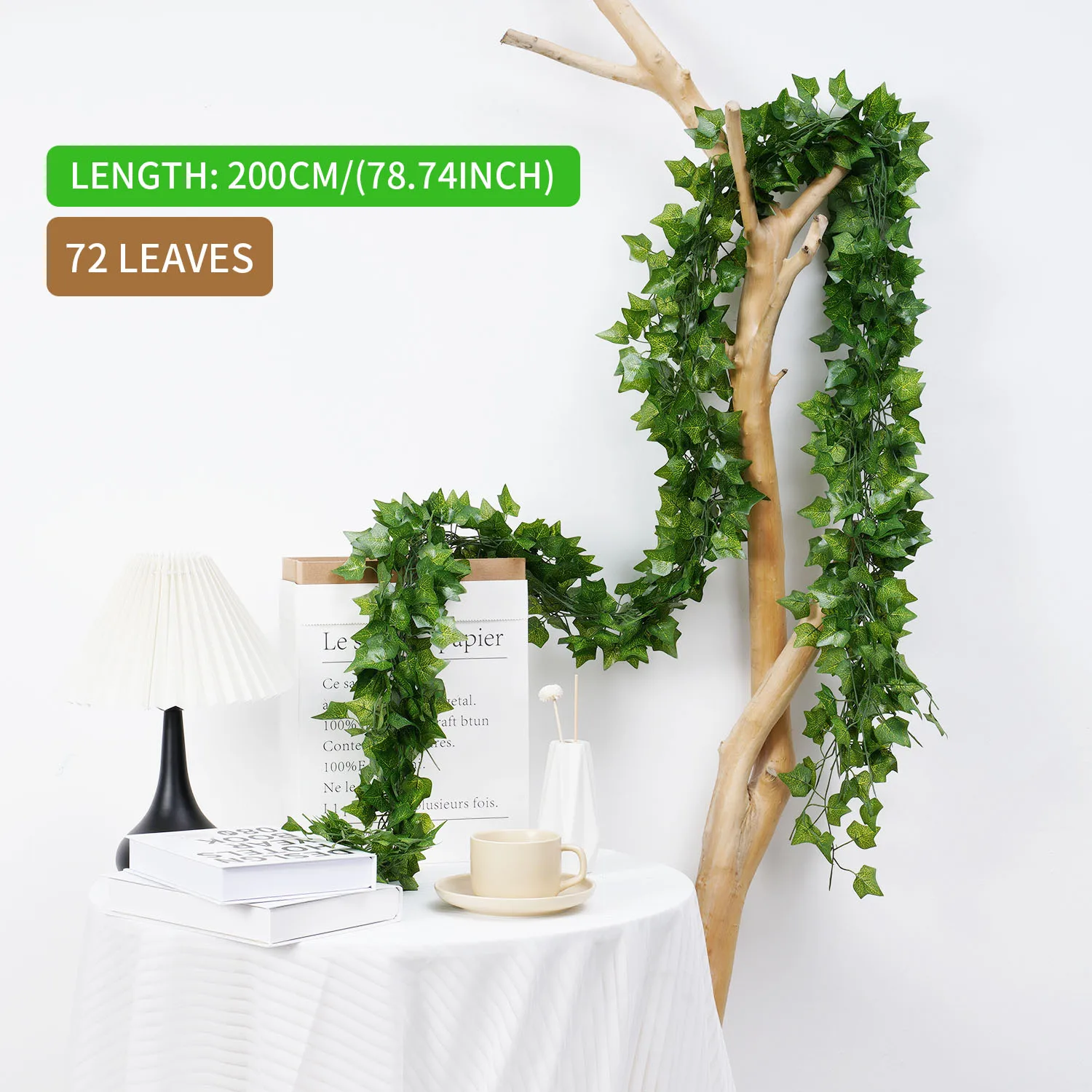 Artificial Ivy Garland Set of 12, 200cm 9 Artificial Ivy Garland Set of 12, 200cm - Image 9
