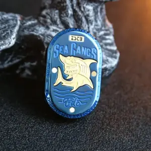 Stainless Steel Shark Fidget Slider for Adults 12 S122f1deec52e4cacbc8b92144e607db09