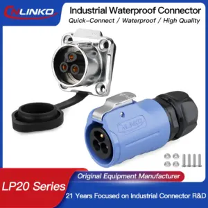 LP20 3-Pin Waterproof Power Connector