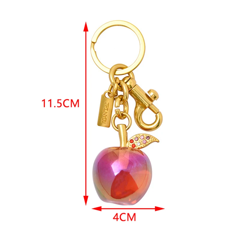 Vibrant Purple Kirsite Apple Keychain 6 Vibrant Purple Kirsite Apple Keychain - Image 6