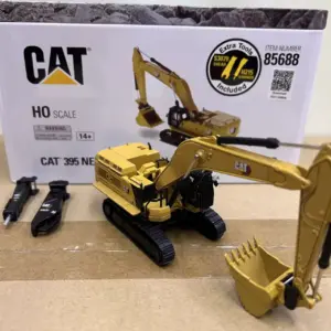 1:87 Scale Die-Cast CAT 395 Excavator Model