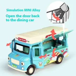 Colorful Metal Die-cast Food Truck for Kids 15 S1249355a173c4fea84d8511f7c61b387F