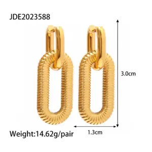 Stainless Steel Gold Hoop Earrings 12 S126cc0e732bd490c821b233738d3e4fa8