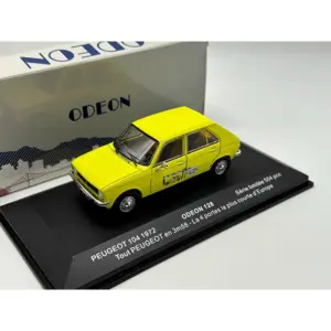 Vintage Yellow Peugeot 104 1:43 Diecast Model 5 S126ff2b1314340498c8469280c02cb7fh
