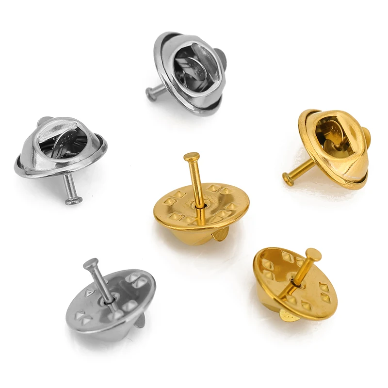 Gold Plated Stainless Steel Jewelry Bases (Set of 10) 2 Gold Plated Stainless Steel Jewelry Bases (Set of 10) - Image 2