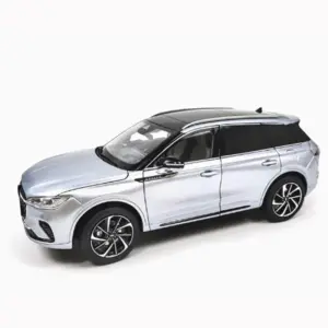 Silver Diecast SUV Model by WELLY