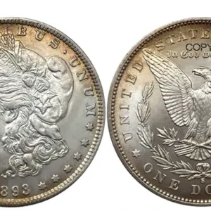 US 1893 S Morgan Silver Coin Replica 15 S12a56647e9344948acfc1fa66ff77136E