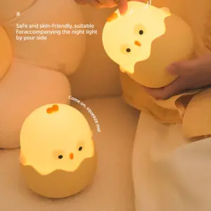 Egg-Shaped Chicken Night Light with Touch Dimming 9 S12bb51e6cb814436930de06ef5fb0fd1P