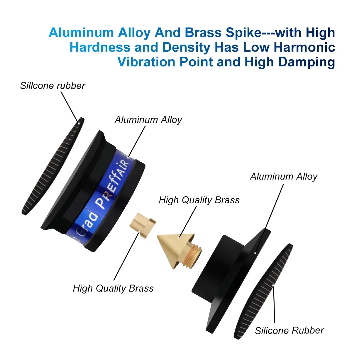 Premium Speaker Isolation Spikes for Audio Equipment 3 Premium Speaker Isolation Spikes for Audio Equipment - Image 3