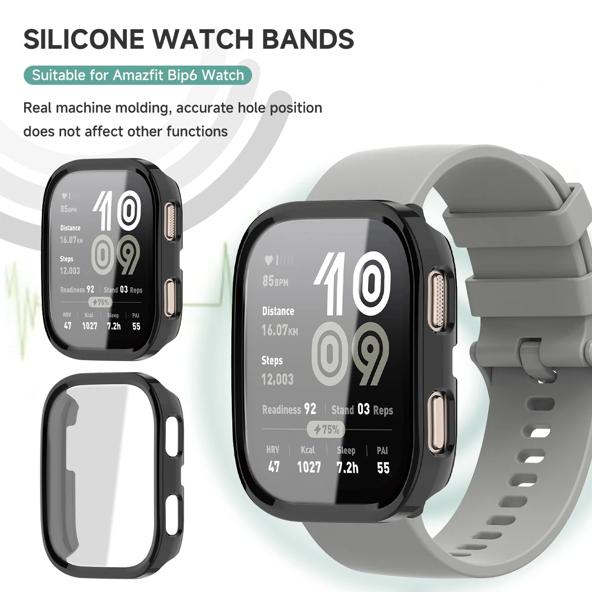 Amazfit Bip 6 Carbon Fiber Protective Case 2 Amazfit Bip 6 Carbon Fiber Protective Case - Image 2