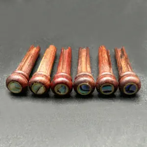 Guitar Bridge Pins Set - Durable Natural Materials 18 S12d4b44e060e4f4fa948918f682cc13ap
