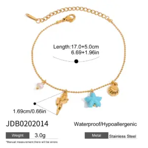 Stainless Steel Summer Ocean Charm Rope Bracelet 17 S12e5e3826a7d49b980b0c9aeec51432el 1