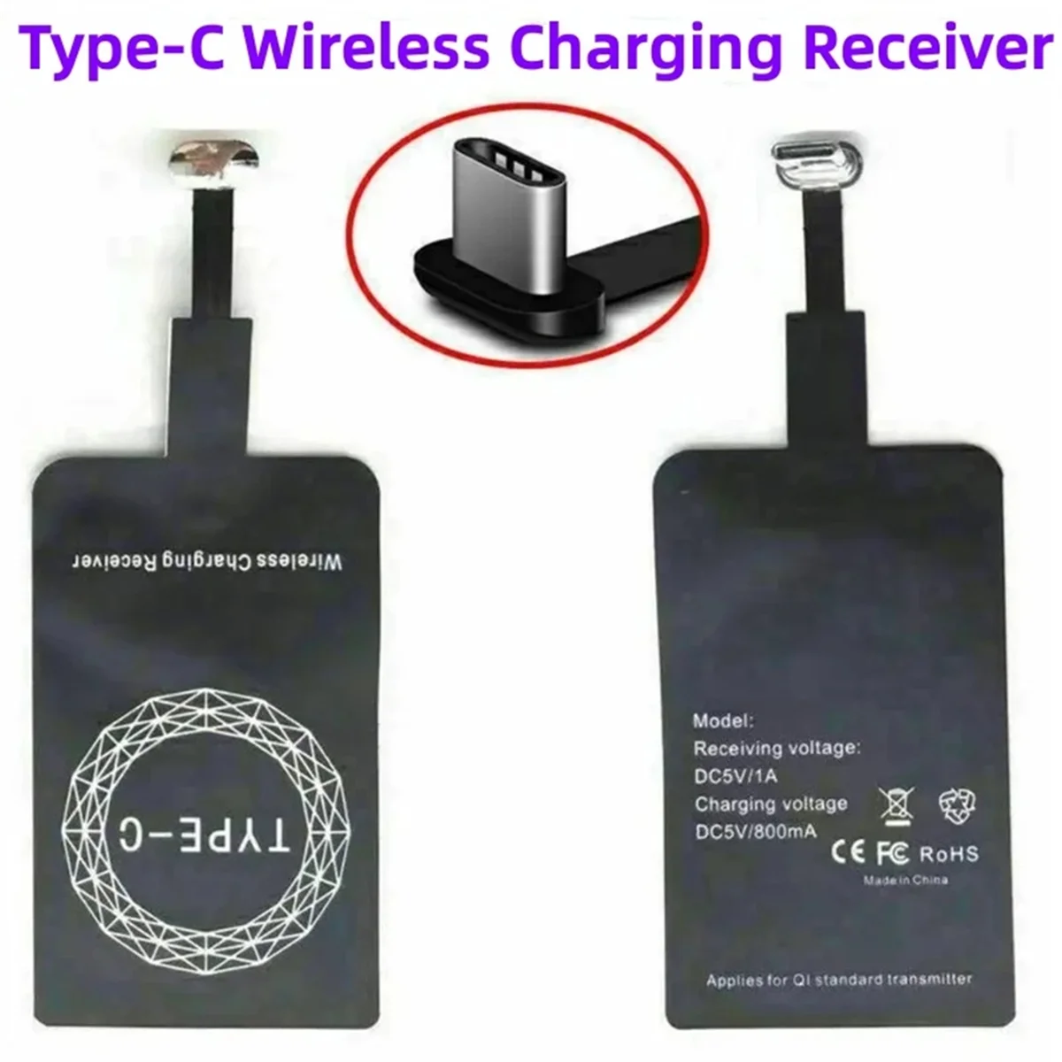 Type-C Wireless Charging Receiver for Android 2 Type-C Wireless Charging Receiver for Android - Image 2