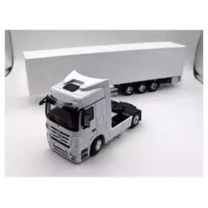 White 1:50 Scale Benz Container Truck Model 10 S131f46af3602480f888b729461c85bf8z