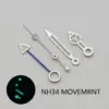 NH34 GMT Watch Hands Set with Luminous for Seiko Model