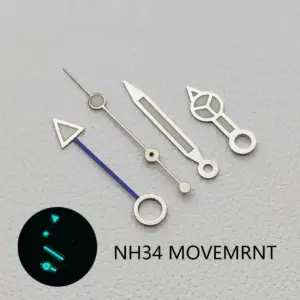 NH34 GMT Watch Hands Set with Luminous for Seiko Model