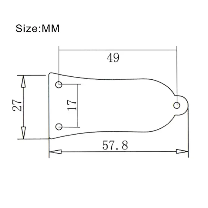 Five-Pack Metal Truss Rod Cover Plates for Bass Guitars 5 Five-Pack Metal Truss Rod Cover Plates for Bass Guitars - Image 5