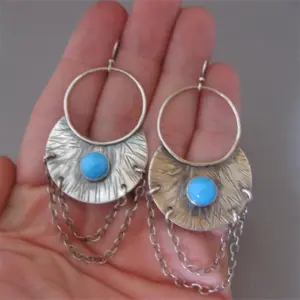 Vintage Moon Blue Stone Earrings for Women 7 S133fffd10af34c138d918b351db6d5ebL