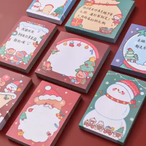 Festive Christmas Memo Pads Set of 10