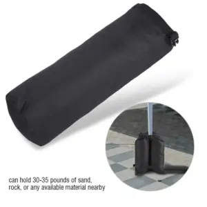 Durable Black Outdoor Tent Sandbags Set of 1 or 4 10 S134a44ae5d6a45feafe9b615d7c7f1adu