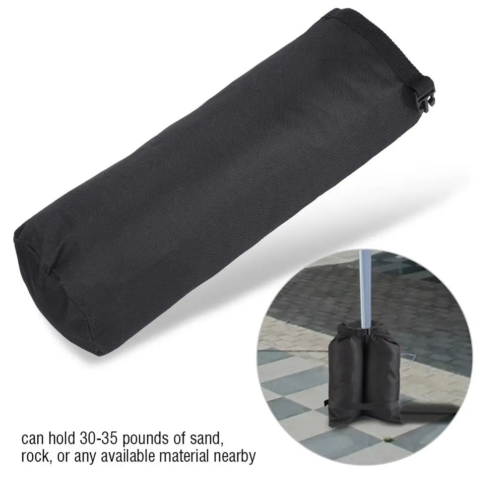 Durable Black Outdoor Tent Sandbags Set of 1 or 4 4 Durable Black Outdoor Tent Sandbags Set of 1 or 4 - Image 4