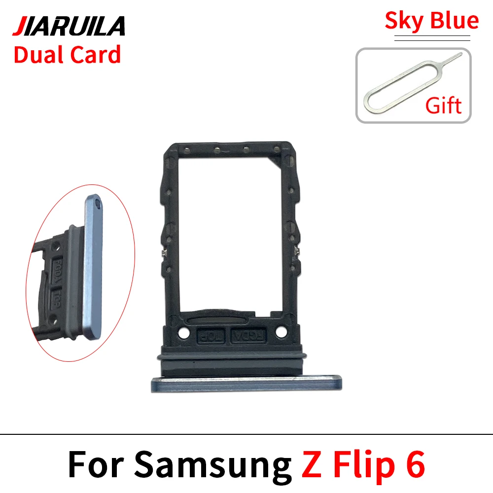 Colorful SIM Tray Set for Samsung Z Flip 6 4 Colorful SIM Tray Set for Samsung Z Flip 6 - Image 4