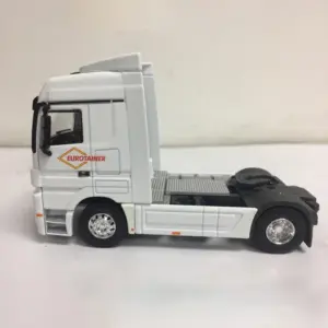 1:50 Scale Trailer Truck Model with Rotatable Wheels 6 S135da6dd32f14606b92c64edc8ced13bL