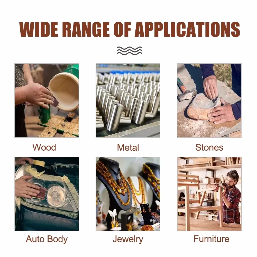 Stretchable Sanding Paper Set for DIY Projects 6 Stretchable Sanding Paper Set for DIY Projects - Image 6