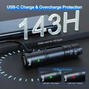 Portable 1200 Lumen Outdoor Flashlight with OSRAM P9 LED 12 S136ab280dec94fac94aac3e3f5a9efb3e