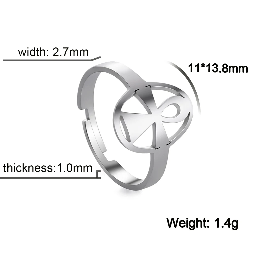 Egypt Ankh Cross Stainless Steel Ring 10 Egypt Ankh Cross Stainless Steel Ring - Image 10