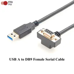 USB to RS232 Serial Adapter Cable 1m with FTDI Chip