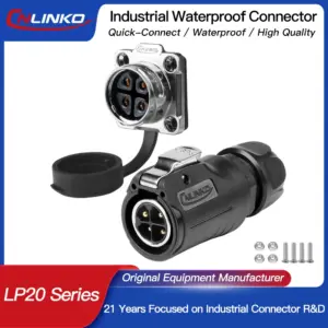 M20 Waterproof Aviation Power Plug Socket