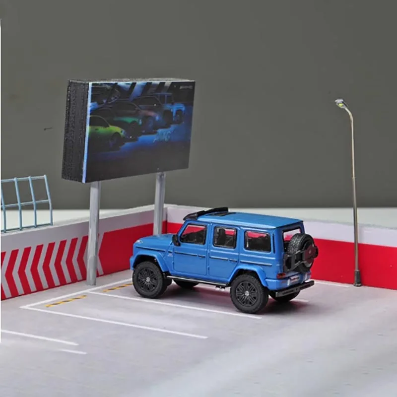 Mercedes-Benz G63 1/64 Diecast Model Blue 2 Mercedes-Benz G63 1/64 Diecast Model Blue - Image 2