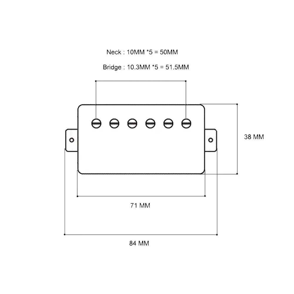 Chrome Humbucker Pickups for Electric Guitar 4 Chrome Humbucker Pickups for Electric Guitar - Image 4