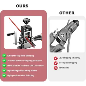 Heavy-Duty Black Wire Stripper HW276 12 S13c3f62854484317b6e5cb2f008d2beaw