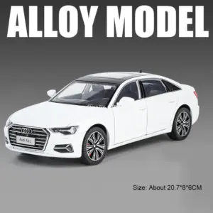 1:24 Scale A6L Diecast Car Model in Multiple Colors 16 S13e9cc3240a84cb7ade9e16ffc3ba897L