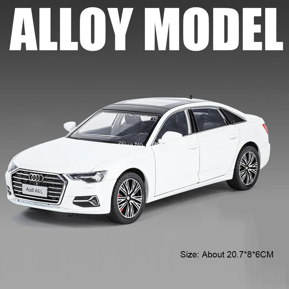 1:24 Scale A6L Diecast Car Model in Multiple Colors 8 1:24 Scale A6L Diecast Car Model in Multiple Colors - Image 8