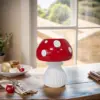 Whimsical Resin Mushroom Desk Ornament