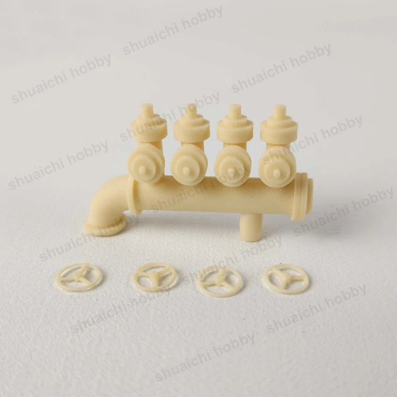 Resin Nautical Firefighting Valve Set (2 Sizes) 2 Resin Nautical Firefighting Valve Set (2 Sizes) - Image 2